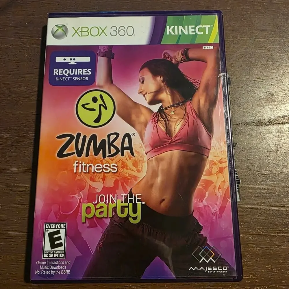 Zumba Fitness Join the Party Xbox 360 Game & Belt Bundle Kinectl